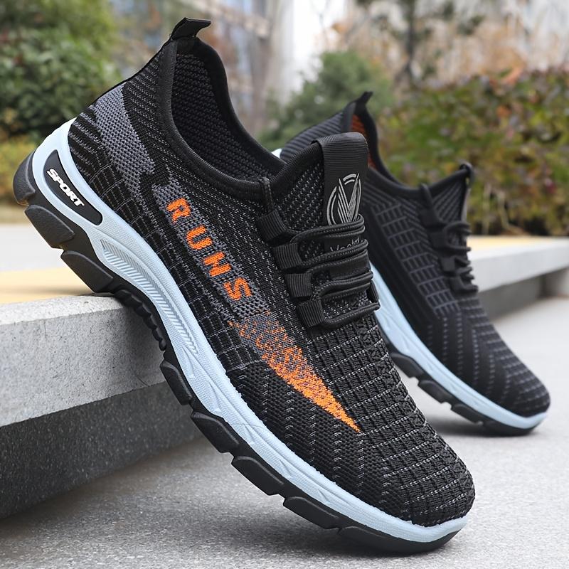 Men's Breathable Mesh Running Shoes Lightweight Athletic Sneakers Casual Sports Street Running Shoes