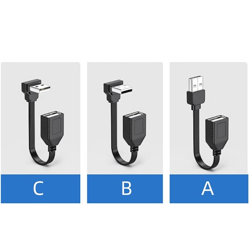 Adjustable USB 2.0 Extension Cable Male to Female Charging Data Cable for Computer and Peripherals Devices