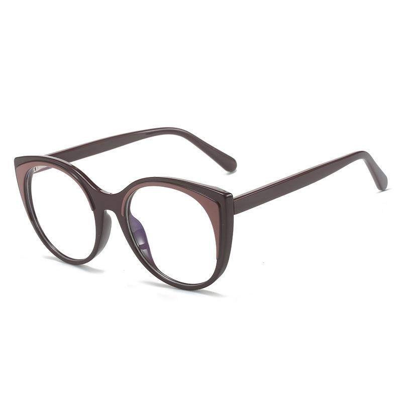 Glasses Frame Cat Eye Catwalk Optical With Myopia Plate Pin Tr90