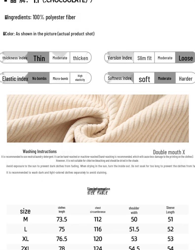 CHOCOOLATEit Men's Corduroy Long-Sleeve Shirt Jacket