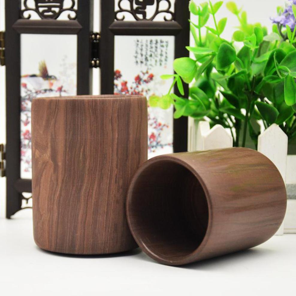 S/M/L Wooden Fish Stone Water Cup Natural Handmade Mu Yu Stone Tea Mug Weak Alkaline Energy Cup Health Care Cup Teacup