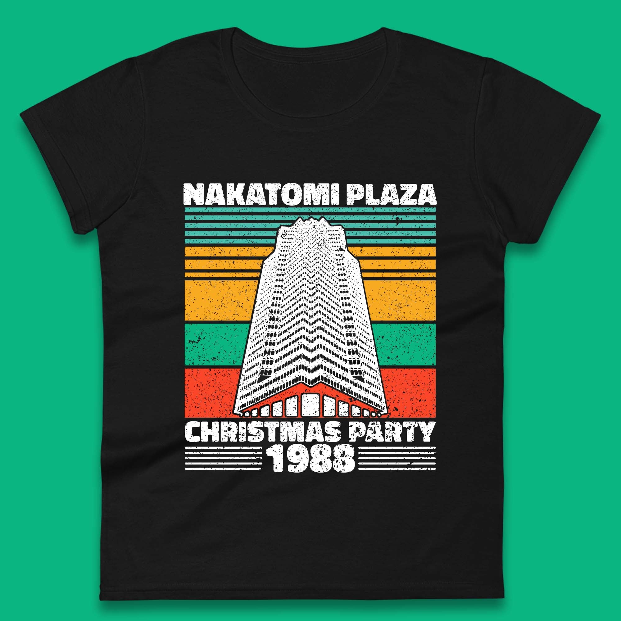 Nakatomi Plaza Christmas Party Womens T-Shirt Mens Tops Tees Unisex S
