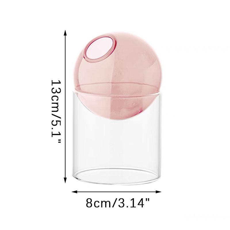 

Креативная сферическая стеклянная ваза для цветочной композиции, вазы для гидропонных растений, винтажные цветочные горшки, настольные растения, домашний декор в виде бонсай