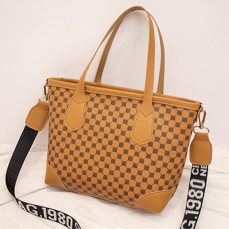 

Женская сумка-ведро с принтом контрастного цвета, летняя модная персонализированная сумка-корзина для овощей, наплечная сумка через плечо, цельная коричневый