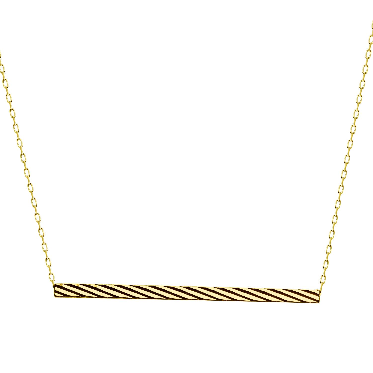 

Necklace 18K Gold Bar Design K18 Gold [Lara Christie] Women s lp51-0025-yg