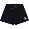 Solid Color Casual Shorts Women's Black Moderate 10024778-A02