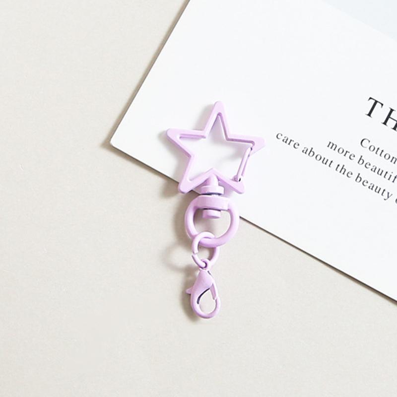 10 шт. Металлические Цветные Пятиконечные Звезды Брелок Крючки для Брелоков с Застежкой-Лобстером Для DIY Поделок Изготовления Украшений Принадлежности для Брелоков A13