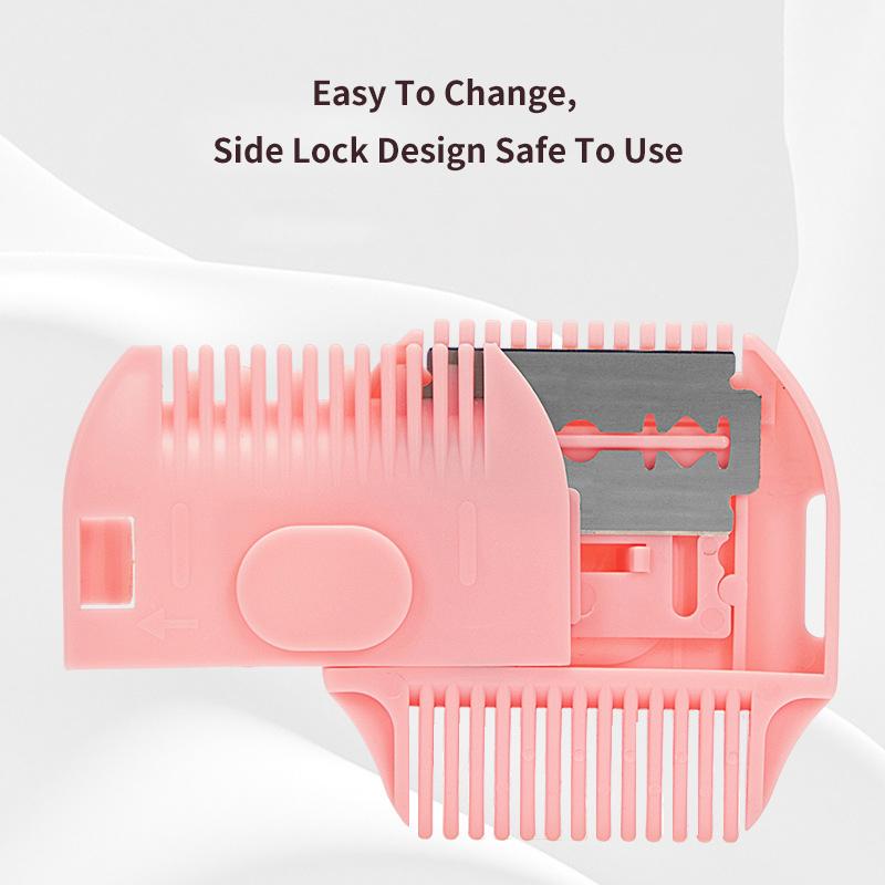 2 In1 Baby Hair Clippers Comb Multi-Functional Trim Bangs And Comb Split Ends Cutter For Children'S Hair Haircutting Tools