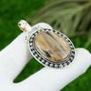 Oval Mookaite Gemstone 925 Sterling Silver Daughter Wedding Boho Pendant Jewelry