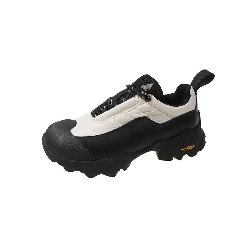 Fashionable and Minimalist Sports Hiking Shoes Casual Lace Up Retro and Versatile Sports Single Shoes