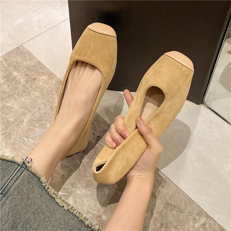 

Мода Новый Стиль Популярные Женские Милые Легкие Весенние Слипоны Балетки Леди Повседневные Коричневые Офисные Балетки Летняя Обувь Zapatos De Mujer 40