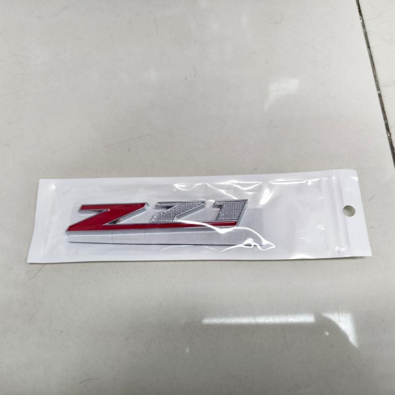 2 Stück Autostyling 3D Metall Logo Z71 Emblem Auto Frontgrill Abzeichen Aufkleber für Chevrolet Tahoe Colorado Silverado Zubehör