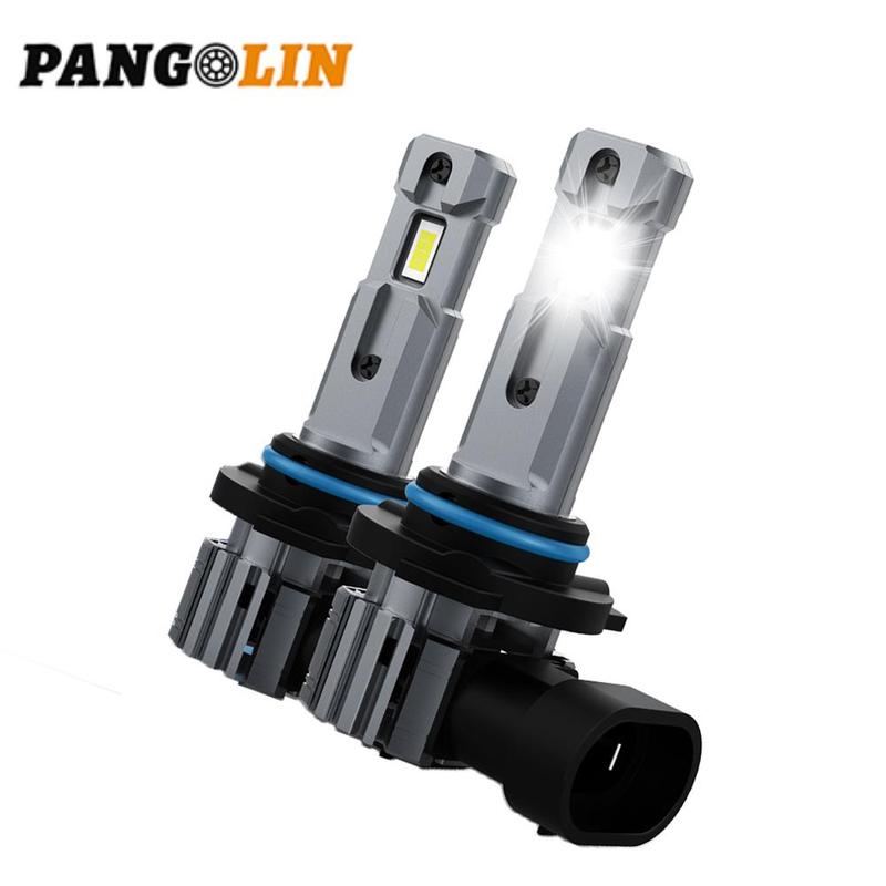 2pcs 9006 LED Headlight Bulbs 500% Brighter Wireless Headlight Bulbs Mini Headlight Bulbs Fanless Car Bulb Kit Halogen Car Parts