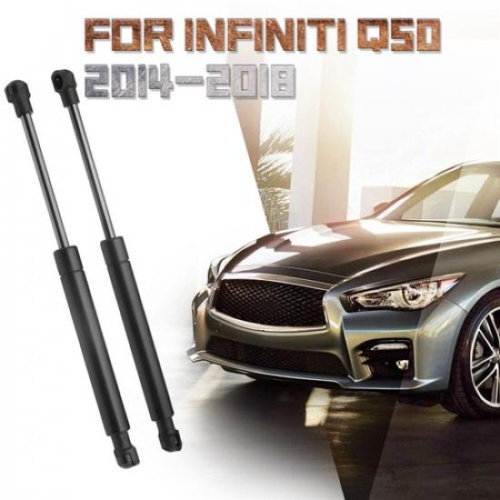2Pcs Trunk Tailgate Lift Support Gas Struts For 2014-19 INFINITI Q50 W/O Spoiler
