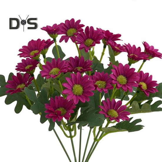 Artificial Flower Plastic Beautiful Bright Colored Aesthetic Simulation Chrysanthemum