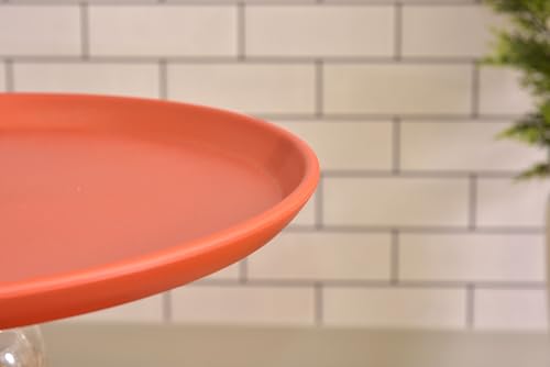 AZUMAYA Kuka Side Table, PT-88OR, 42cm Wide, Orange, 42cm Deep X 55cm High