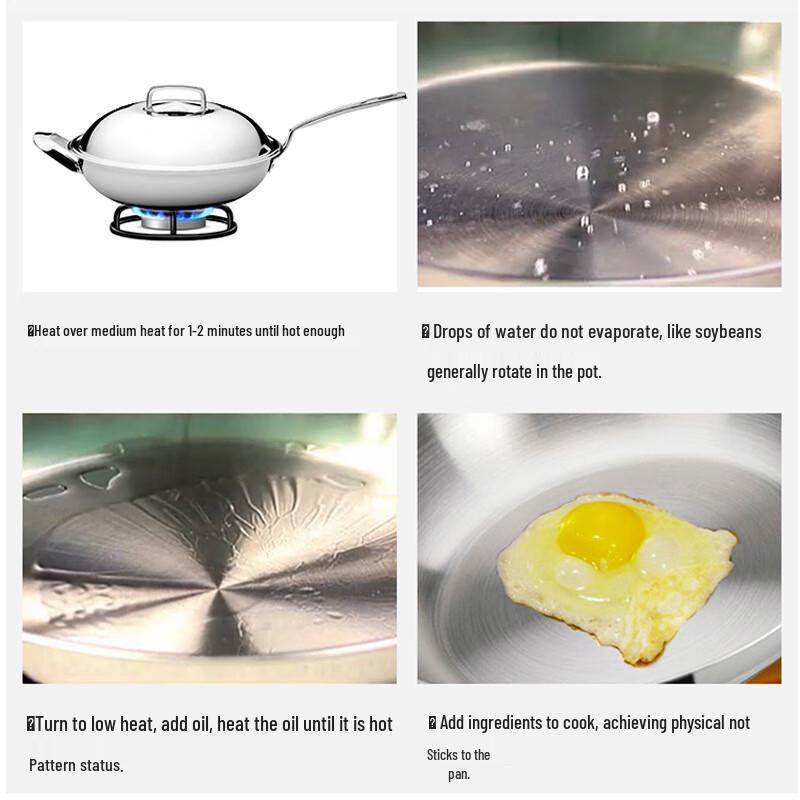 WMF 30cm Stainless Steel Wok