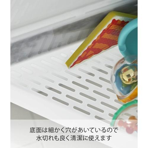 Yamazaki Magnetic Bathroom Corner Toy Rack, Approx. 33 X 18.5 X 10 Cm, Mist, 4598
