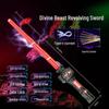 Telescopic Glowing Lightsaber Toy - Mythical Beast Design for Kids