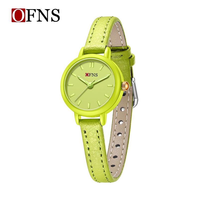 Европейские Модные Женские Квадратные Часы Макаронного Цвета - Элегантные, Тонкие, Водонепроницаемые, Кварцевые