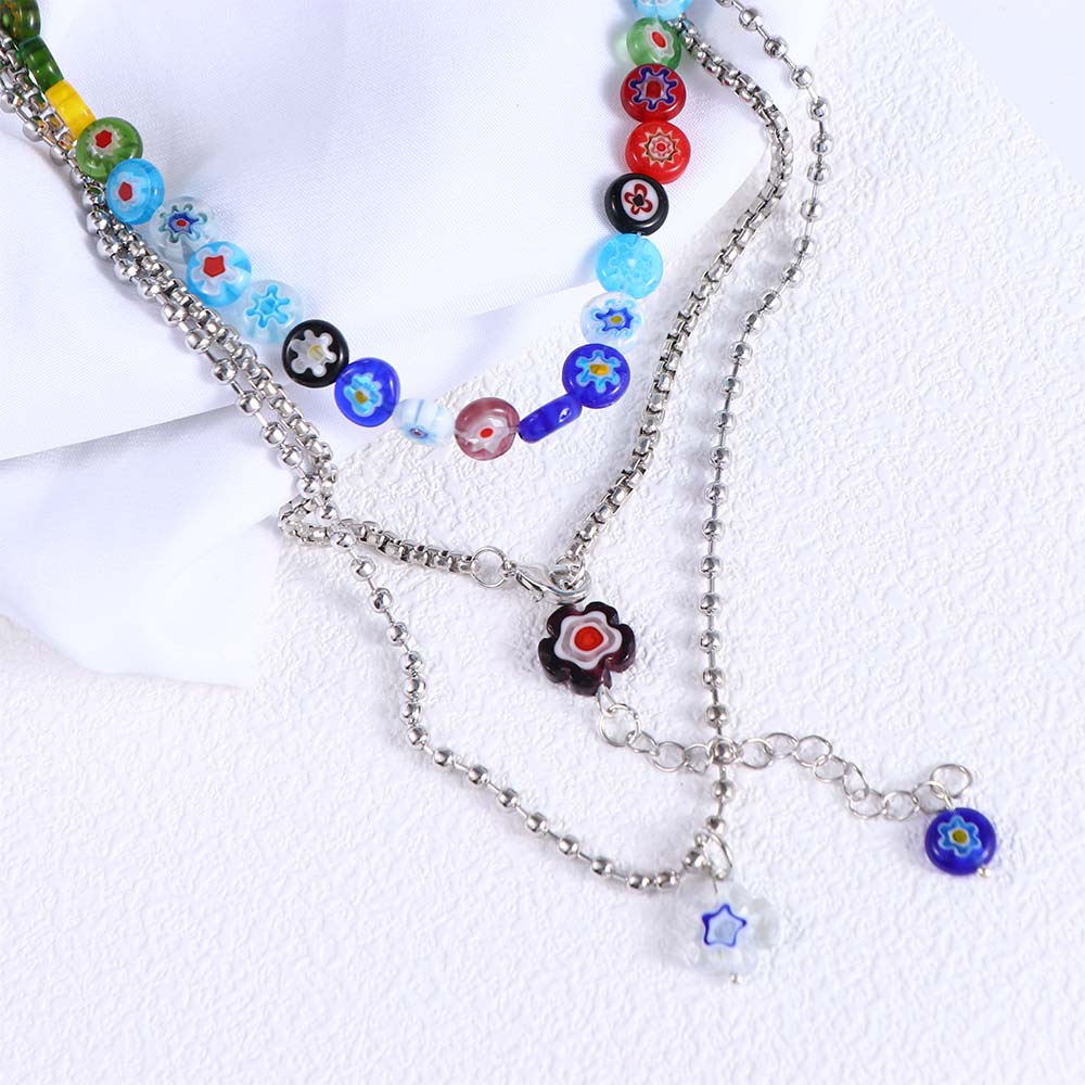 

Дизайнерские маленькие бусины из сплава, женский комплект ожерелья, ювелирные аксессуары, цепочка для свитера, колье в корейском стиле