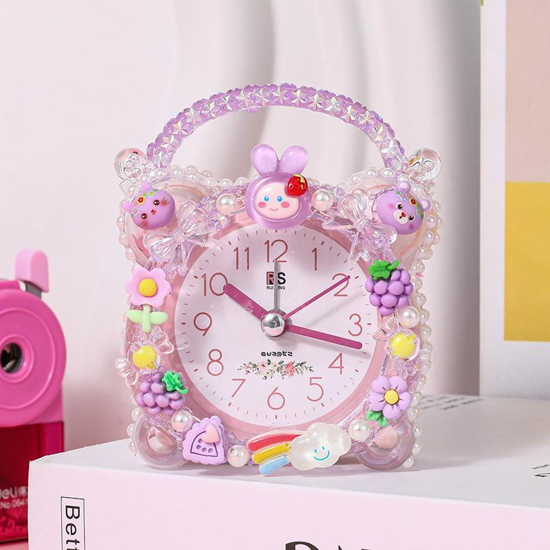 DIY Cartoon Crystal Alarm Clock Kit for Kids