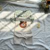 Four-legged dog clothes spring and autumn new small and medium-sized dog pet clothes teddy bear pattern pet supplies
