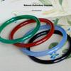 6MM Natural Icy Species Chalcedony Bracelet Fashionable Charm Agate Bangle Jade Bracelet Women's Gift