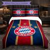Biancheria da letto a tema Bayern Monaco Set 3 Pezzi Copripiumino Biancheria da letto decorativa per stanza di adolescenti Decorazione per la casa