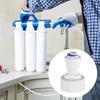 Starker Kunststoff-Wasserfilter-Schnellanschluss-Adapter, 2er-Pack für Umkehrosmoseanlagen, Geschirrspüler, Aquarien