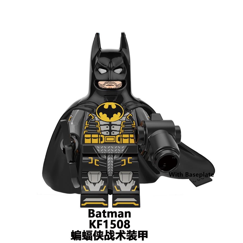 Minifigures Super Heroes Wander Woman The Flash Bat-man Aquaman Building Blocks Toys