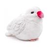 Lilizzhoumax White Sparrow Stuffed Toy, Realistic Stuffed Bird Toy, Realistic Albino Bird Stuffed Toy, Cute Soft and Fluffy Stuffed Toy, Toys for