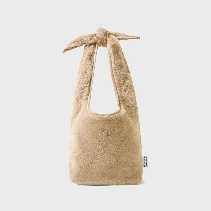 Fluffy Tie Eco Bag -Small