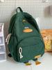 Korean Style Cartoon Duck Backpack for Girls - Trendy Schoolbag for Female Students