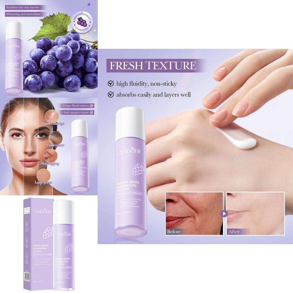 Sadoer Grape Seed Antioxidant Moisturizing Lotion 100ml For Deep Hydration And Nourishment