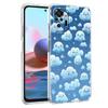 Transparent Phone Case for Redmi 13C 12C 10C Note 13 12 11 11T K40 Gaming Plus Pro 4G 5G Soft TPU Cover Shell Cute Cloud Capas