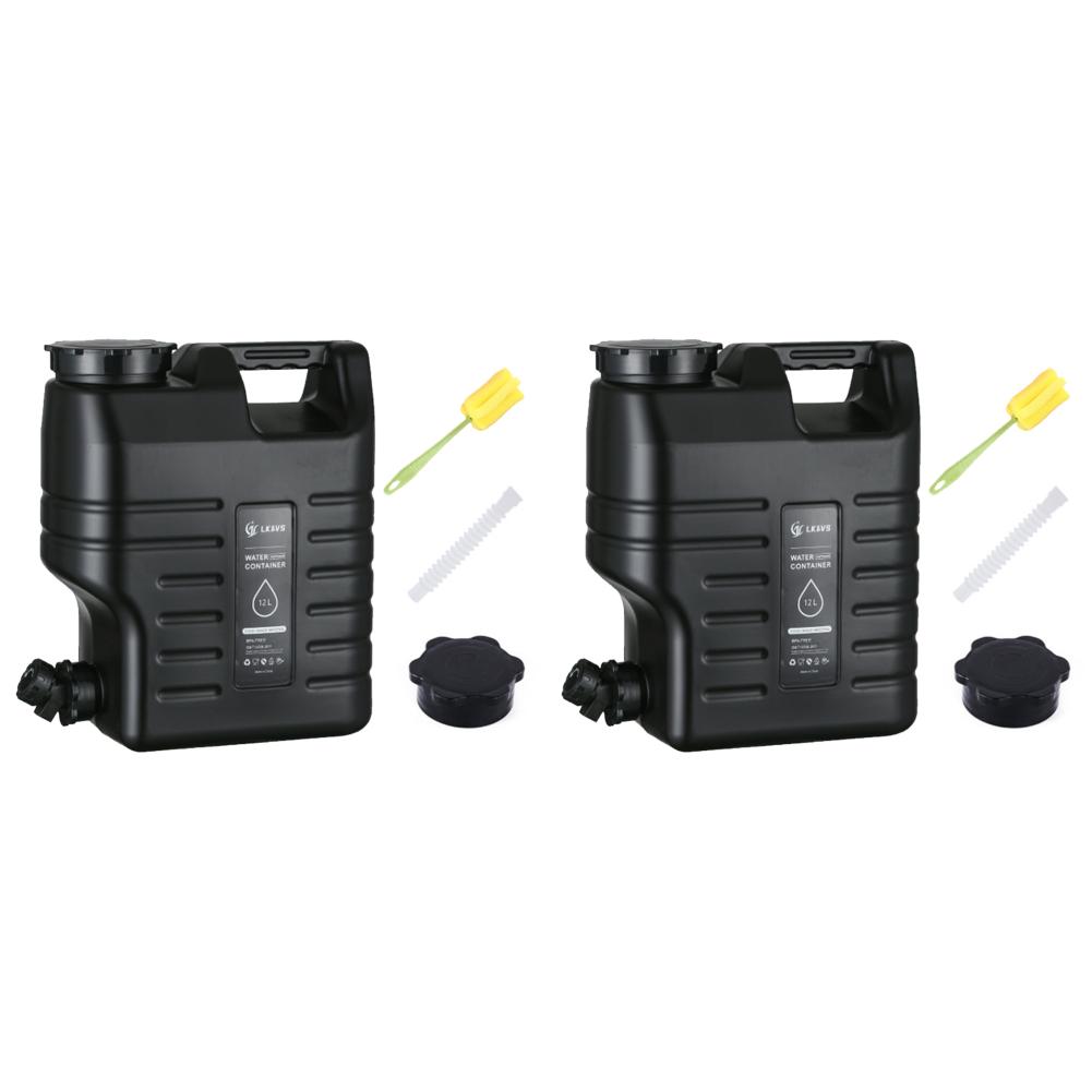 

12L Camping Water Jug with Faucet Portable Water Tank for Vehicle Car Camping