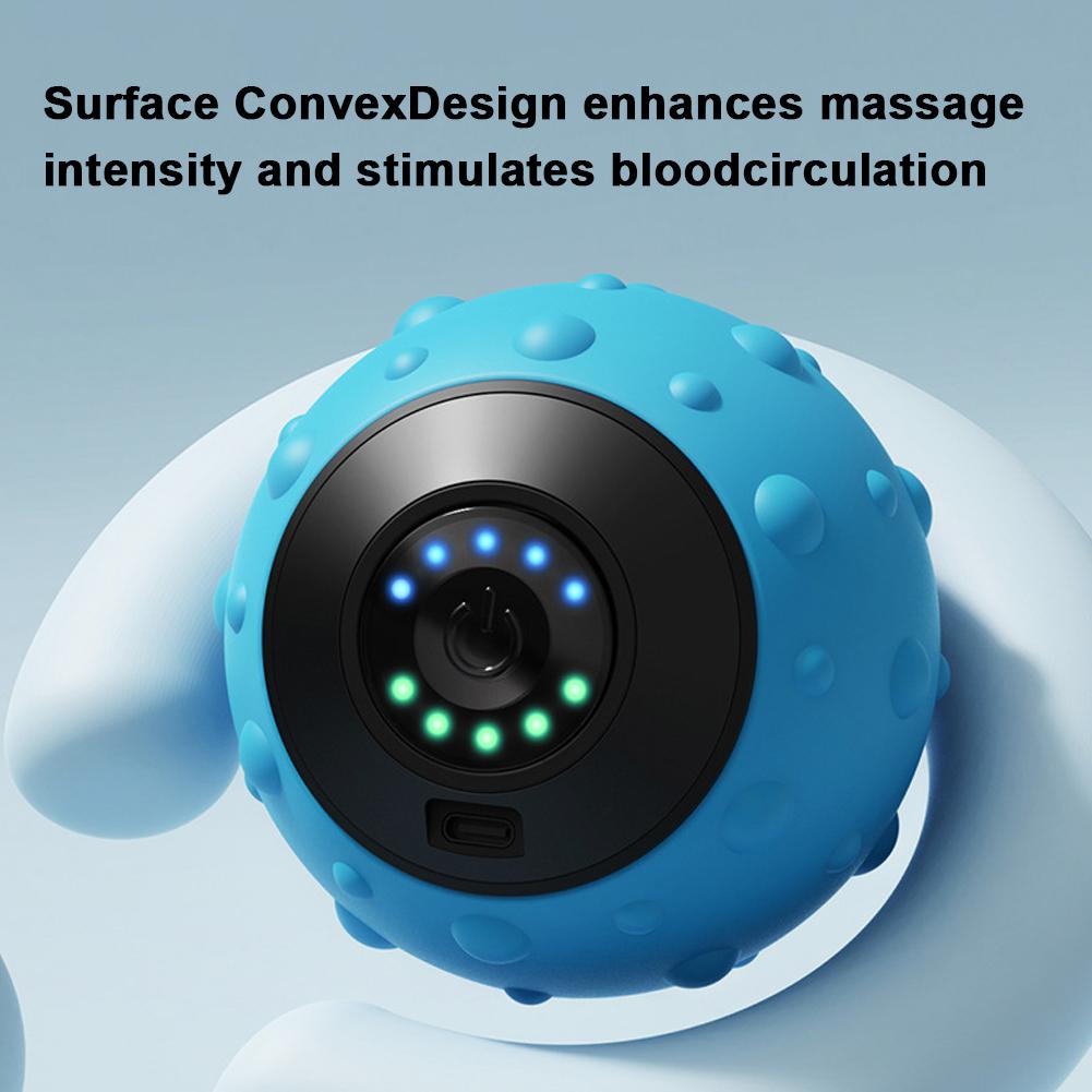 Vibrations Massage Ball Electric Fascia Ball Muscle Relaxation Massager Fitness Yoga Sports