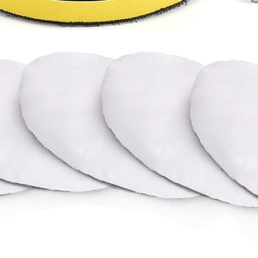 7pcs M10 Connection Rod Thread Wool Polishing Pads Car Polisher Kits For Car Polishing