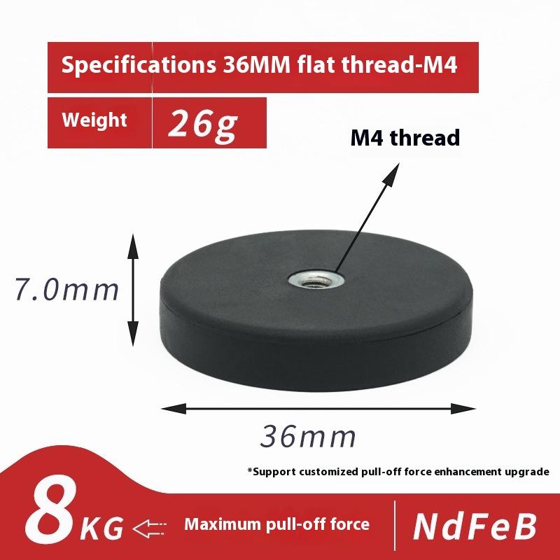 1 Piece Led Work Light Bar Holder Suv Offroad Diy Accessories 22/31/36/43Mm M4 Bolt Magnetic Base Mount Bracket Clamp