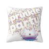 Dollhouse Cat Sprinkle Party Pillowcase Soft Cushion Cover Decoration Cute Kids Pillow Case Cover Home Zipper