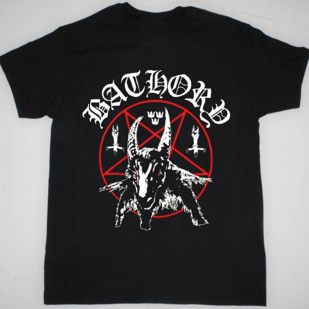 NEW Bathory Band Logo Black All Size Unisex Gift Fan Shirt PP383 Unisex T-Shirt