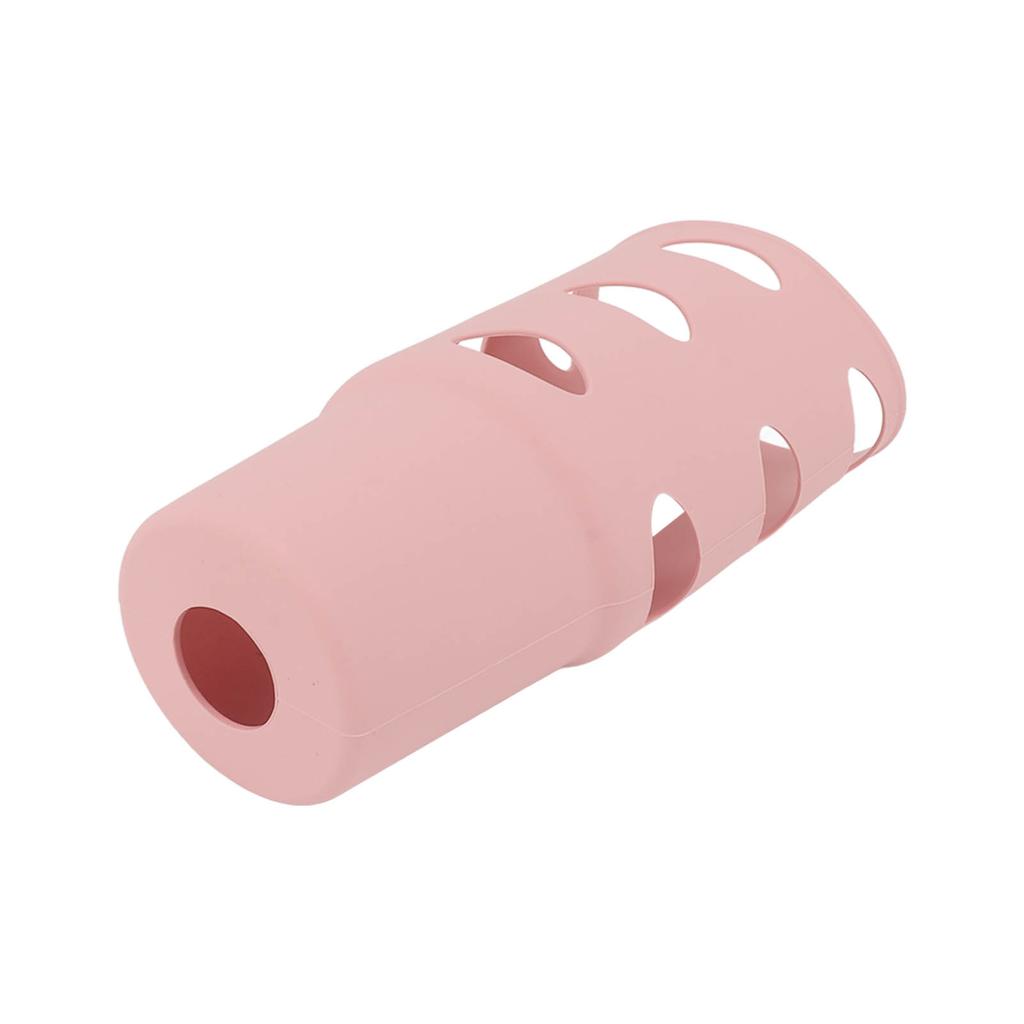 Cup Protector Sleeve Slip Resistant All Wrapped Detachable Silicone Water Cup Boot for 30oz Cups Light Pink