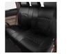 Enhanced 9PCS Universal Waterproof Car Seat Covers Full Set Front Back Protectors Quilted PU Leather with Hooks for All Vehicles