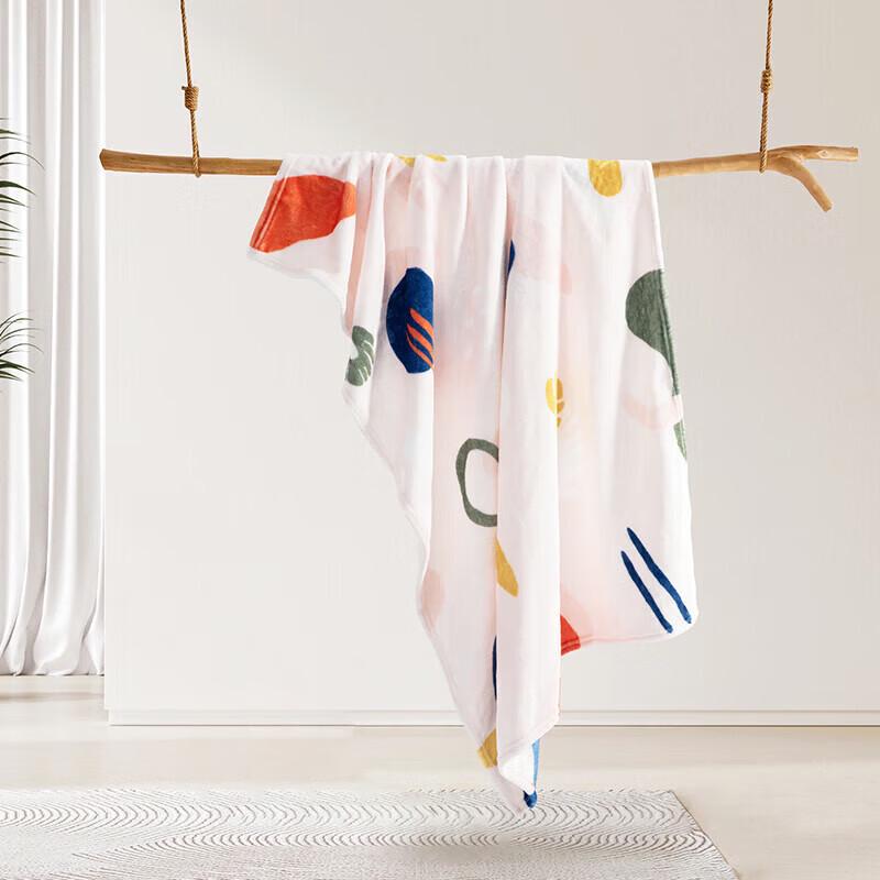 Cute Graffiti Flannel Blanket