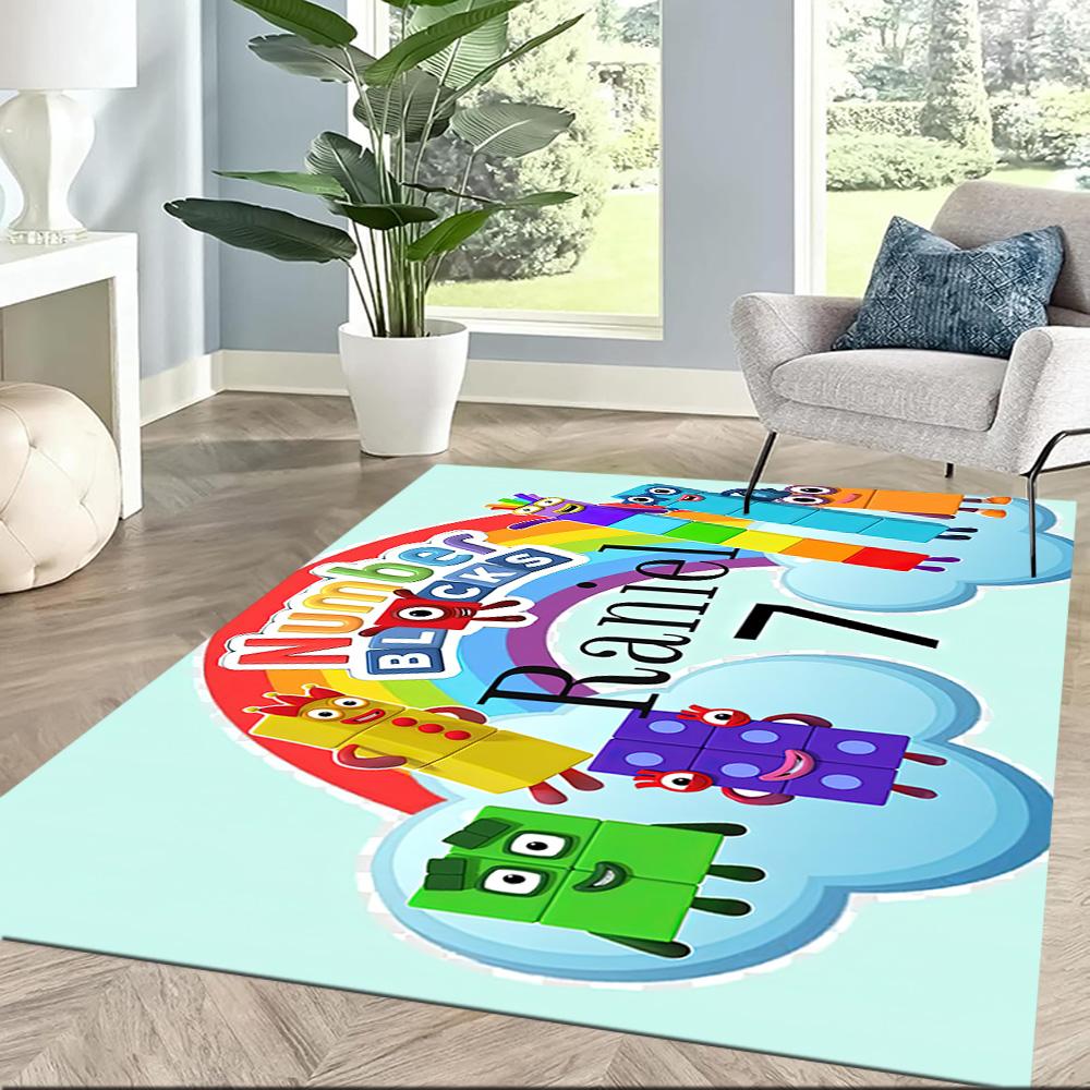 Numberblocks Carpet Perfect For Playrooms Dormitory Hallway Outdoor Antislip Rug Office Home Decor Perfect Gift For Womenmen