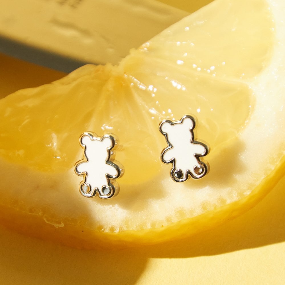 925 Silver Needle Hug Me Earrings