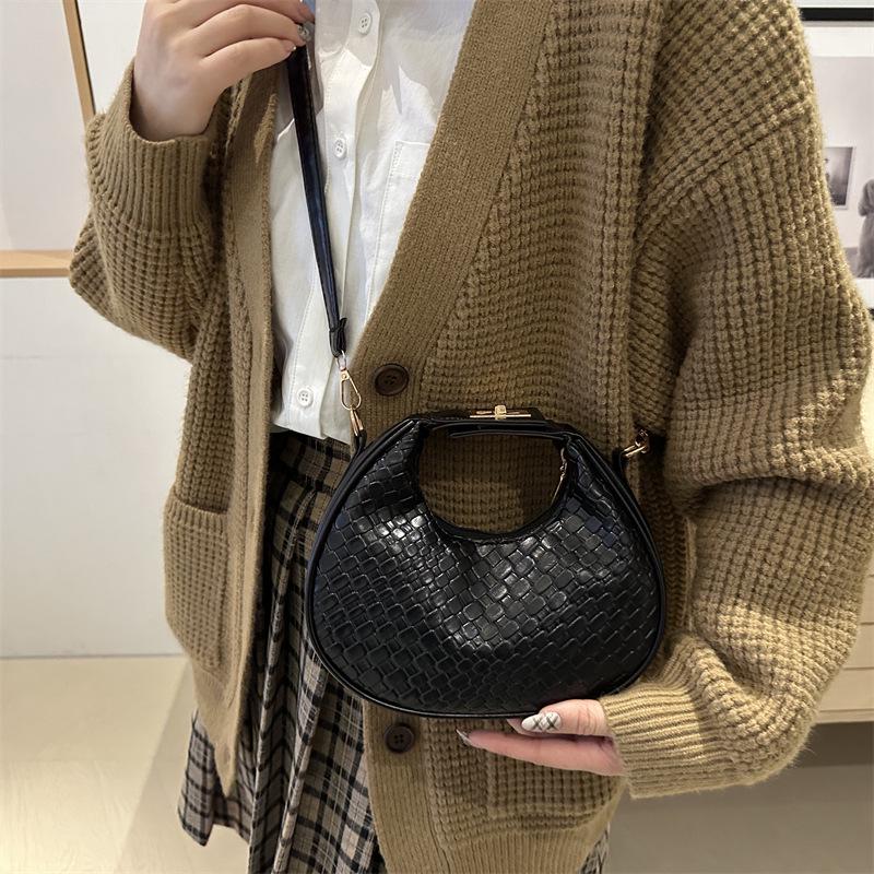 Nischendesign Mode 2024 Halbmond-Schultertasche - Damen Casual Handtasche & Umhängetasche