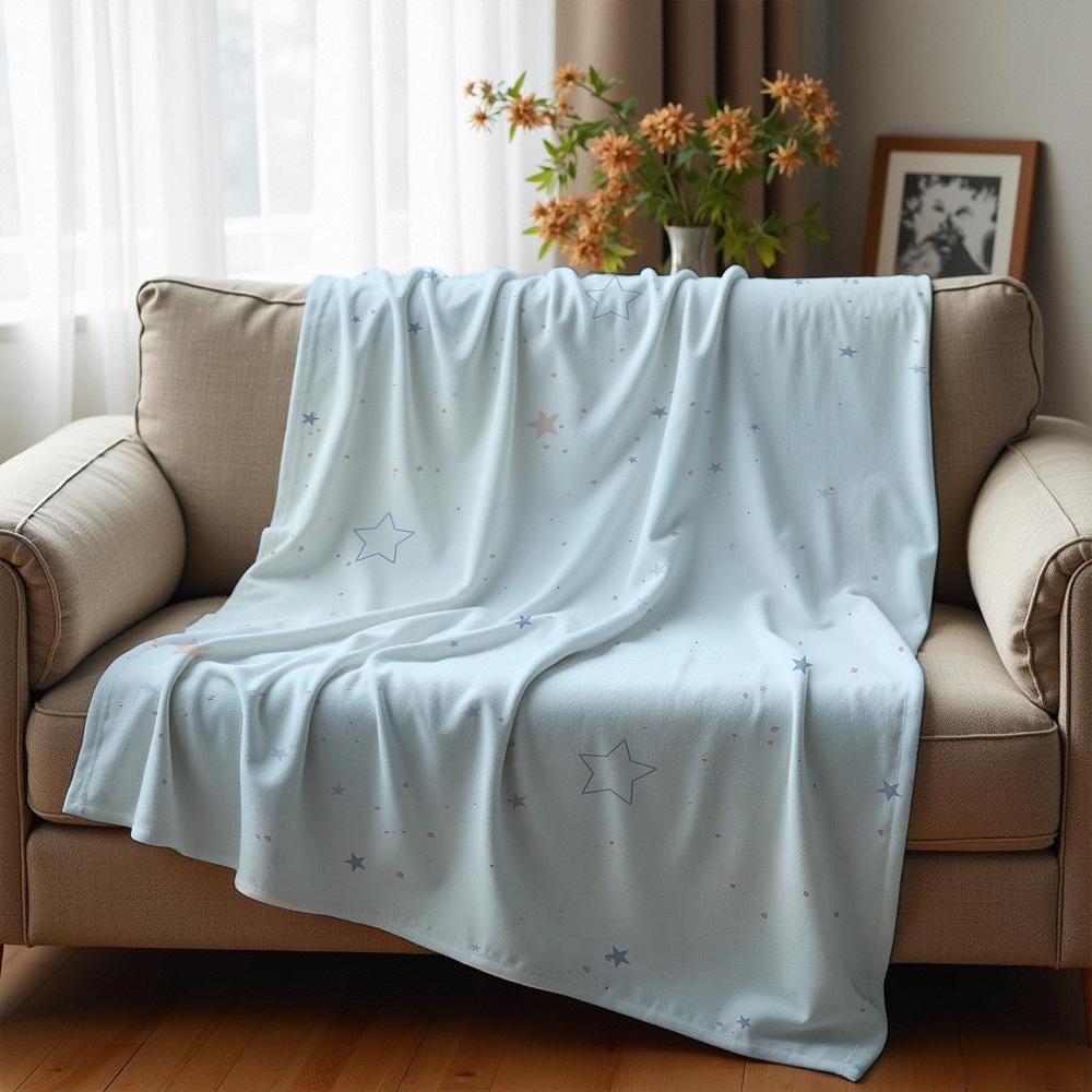 Soft Purple Tulip Vertical Soft Flannel Blanket Breathable Warm Throw for Office Car Sofa Kids Room Birthday Xmas Gift