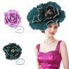 Luxurious Fabric Flower Crowns For Weddings Receptions Light Breathable Evening Wear